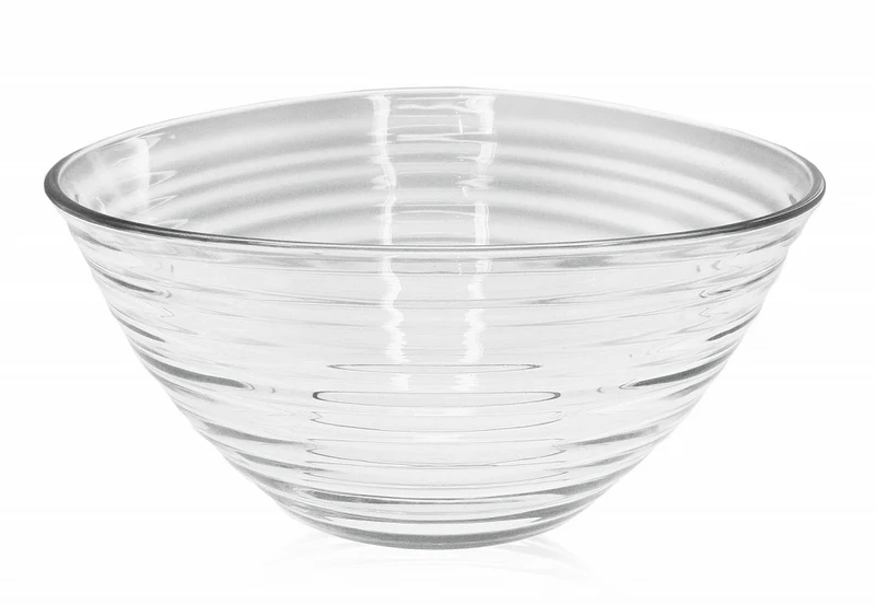 PLATINUX Salatschüssel Obstschale 2L Glasschale