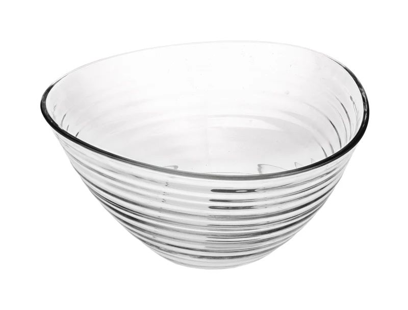 PLATINUX Salatschüssel Obstschale 2L Glasschale