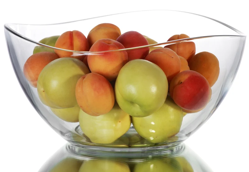 PLATINUX Obstschale aus Glas 1,7L Glasschale Salatschüssel