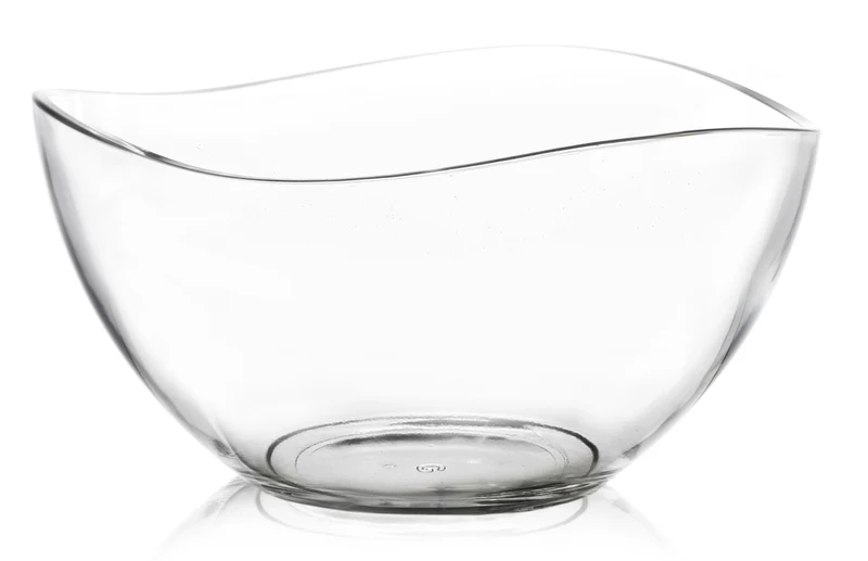 PLATINUX Obstschale aus Glas 1,7L Glasschale Salatschüssel