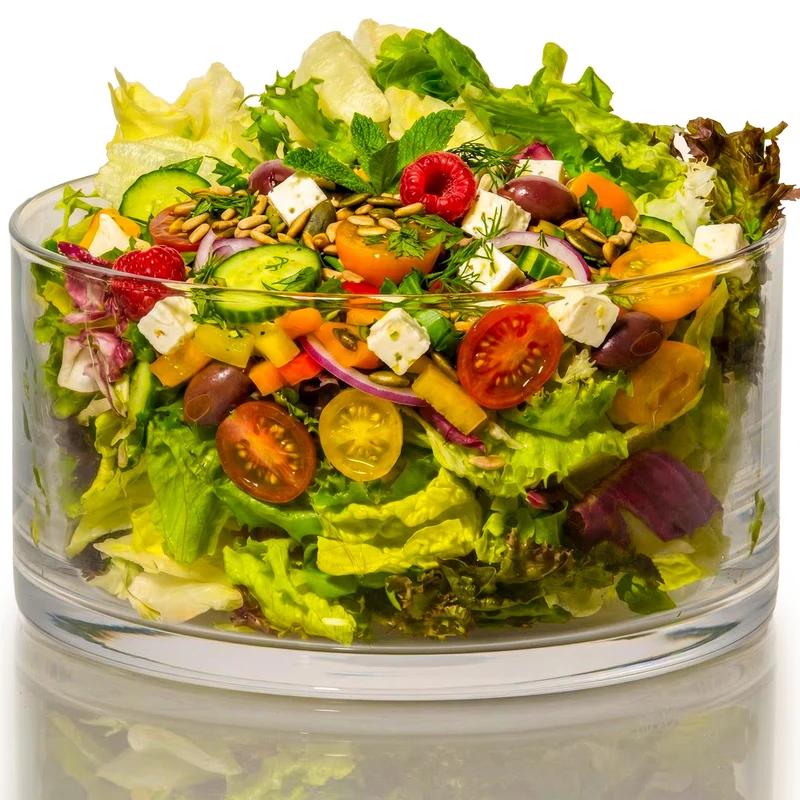 IMPERIAL glass Glasschüssel 19cm, Obstschüssel und Salatschüssel aus Crystalline Glas, handgefertigt spülmaschinenfest