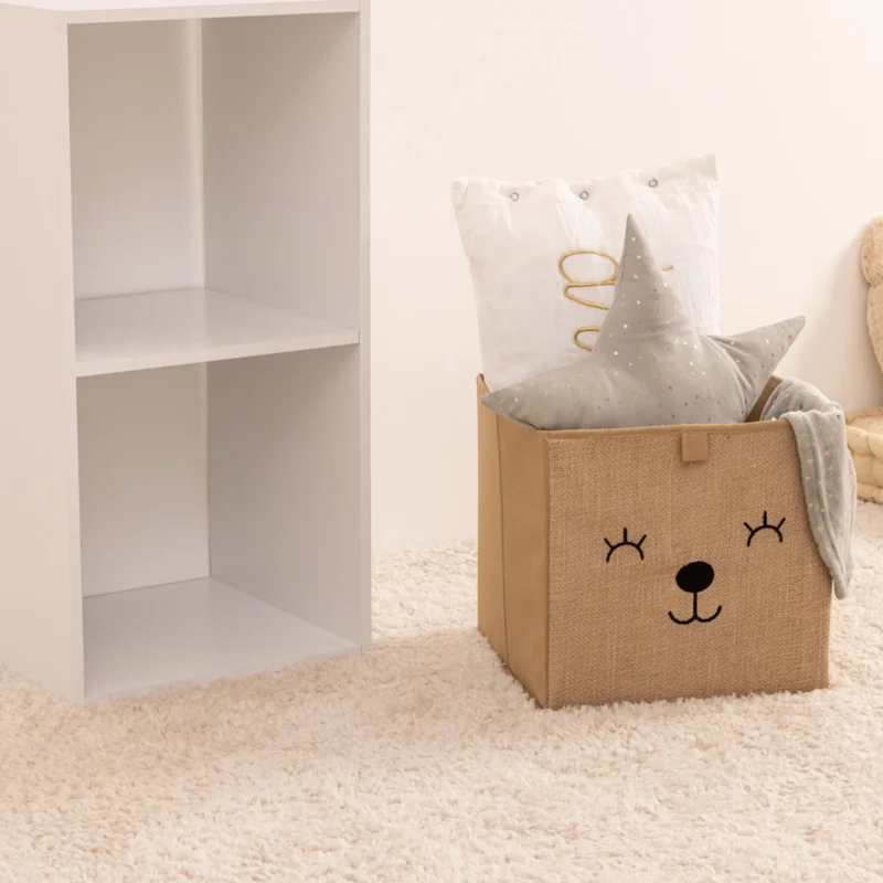 Aufbewahrungskorb Kinderzimmer Jute Atmosphera
