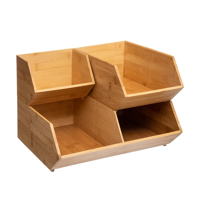 Aufbewahrungsbox aus Bambus 35x31x12,5 cm Five®