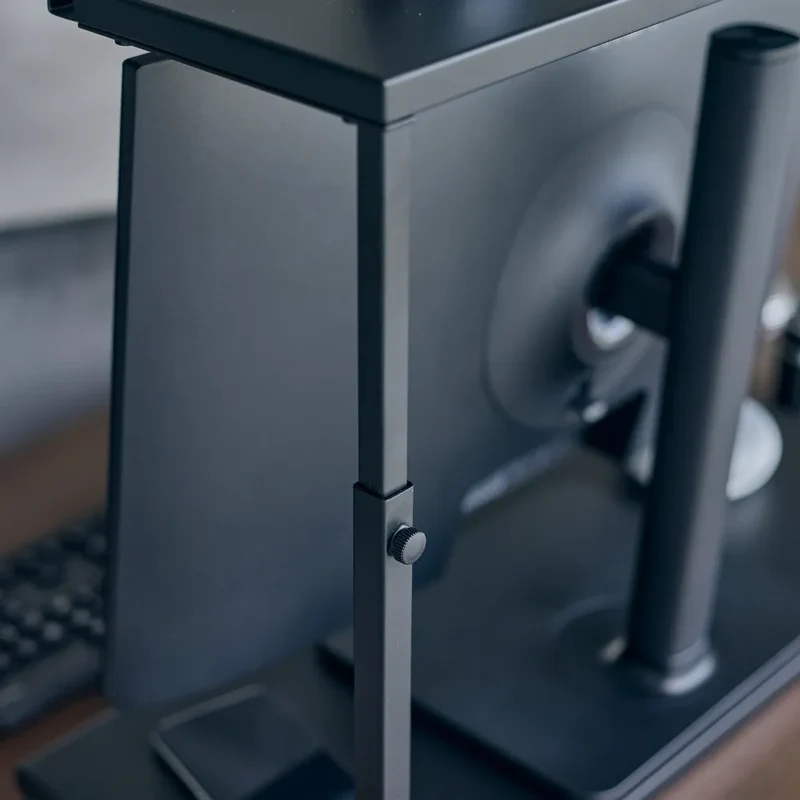 Monitorständer schwarz 2-lagig höhenverstellbar Yamazaki