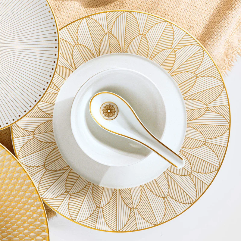 Christofle Malmaison Impériale Oro Piatto Americano