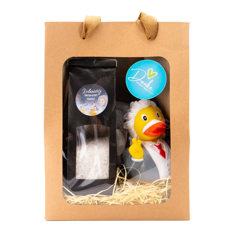 Badeset Geschenk Einstein