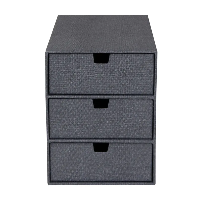 Schreibtisch-Organizer mit 3 Schubladen Bigso Box of Sweden