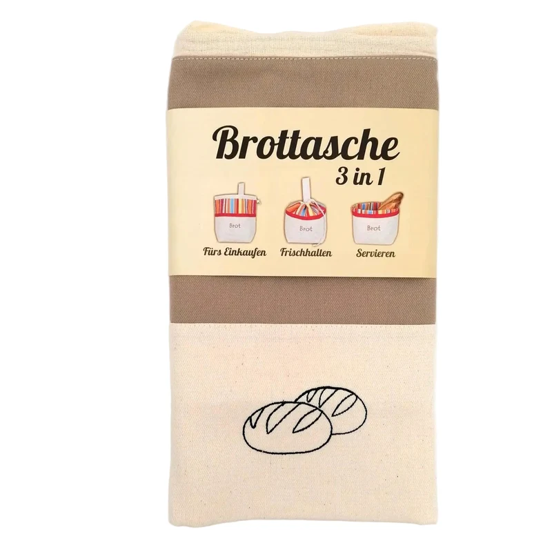 Brottasche 3 in 1, Farbe: Cafe Latte