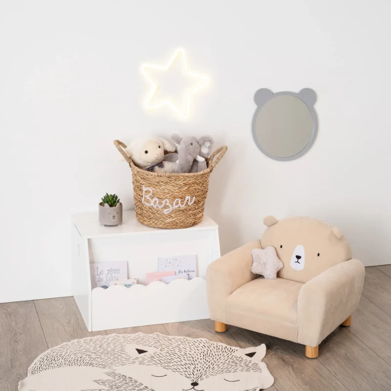 Weiße Aufbewahrungstruhe Kinderzimmer Atmosphera