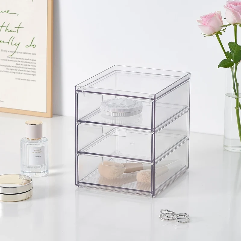 So Clever x Vacane Aufbewahrungsbox mit 3 Schubladen 15.2 cm
