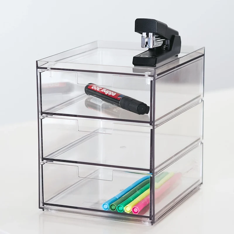 So Clever x Vacane Aufbewahrungsbox mit 3 Schubladen 15.2 cm