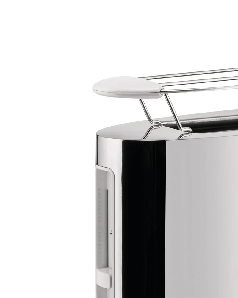 Alessi Tostapane con griglie Scaldabrioche, Bianco