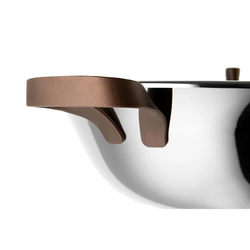 Alessi Edo Wok in Trilamina con Coperchio
