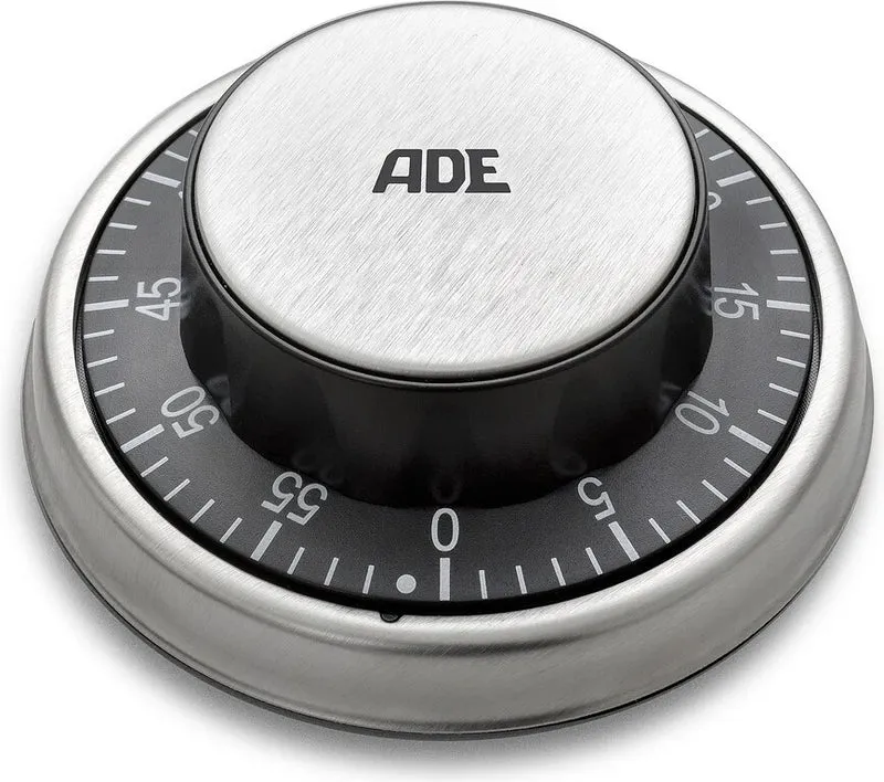 Ade Mechanischer Kurzzeitmesser schwarz