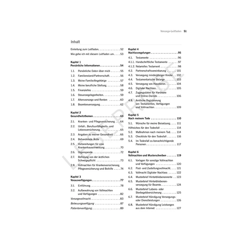 Pflege und Vorsorge – geregelt!