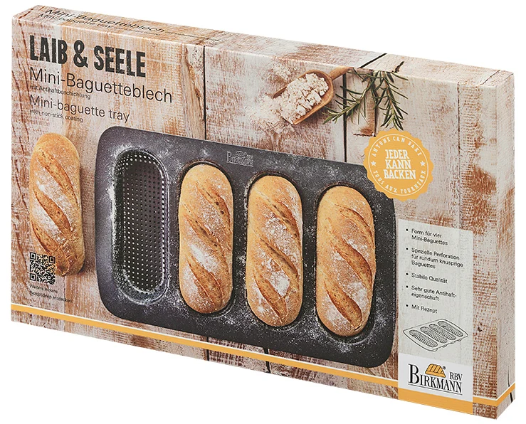 Mini-Baguetteblech Laib und Seele