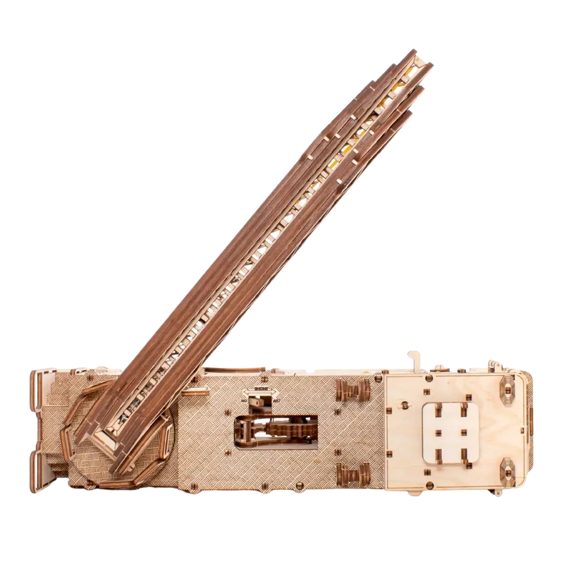 3D-Holzpuzzle Mechanisches Feuerwehrauto