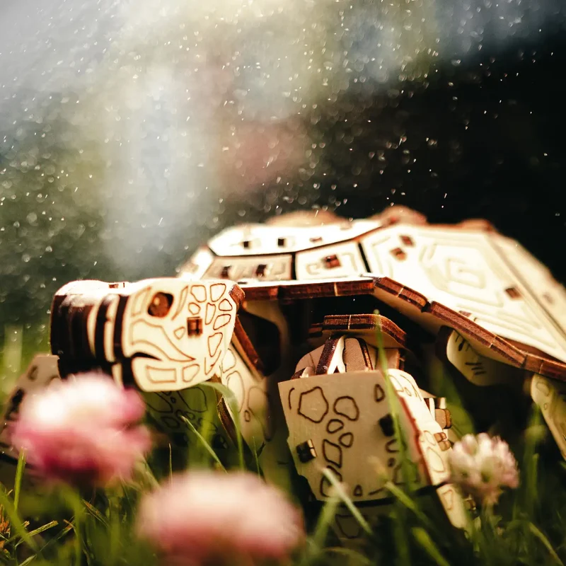 3D-Holzpuzzle, Mechanische Schildkröte