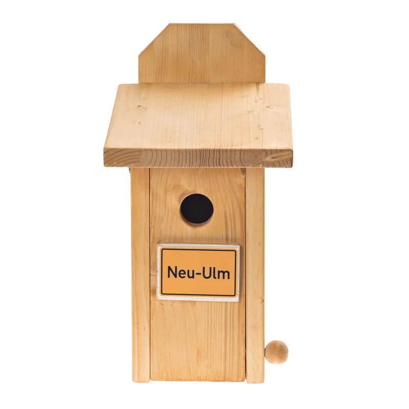 Vogelhaus mit Ortsname Neu-Ulm