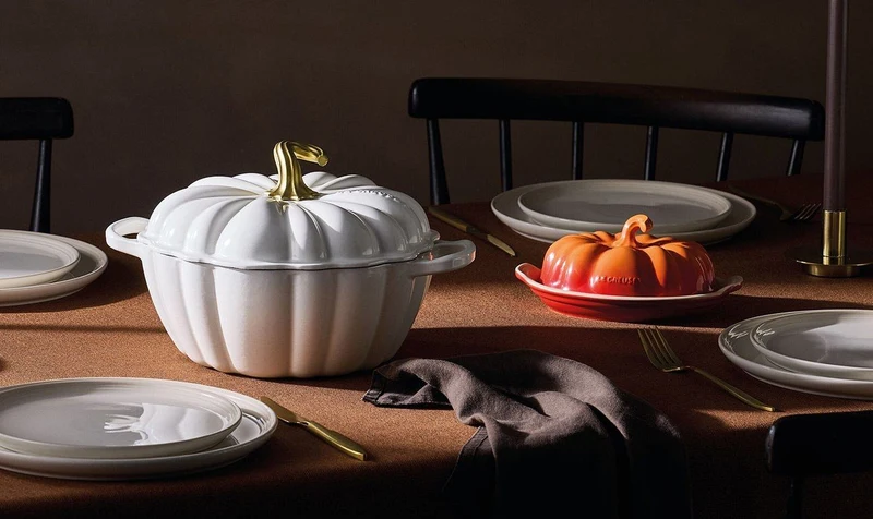 Le Creuset Cocotte Zucca in Ghisa Vetrificata 24 cm