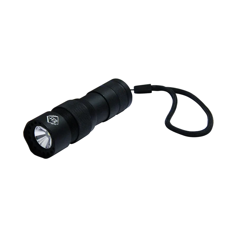 Kleine LED Taschenlampe mit Alarm