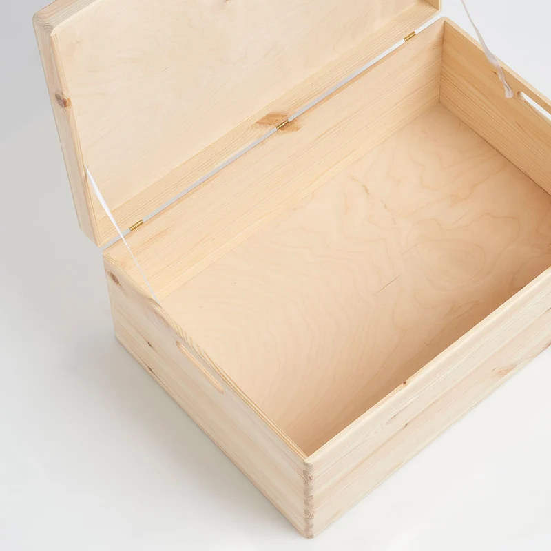 Holzkiste mit Deckel 60x40x24 cm Zeller