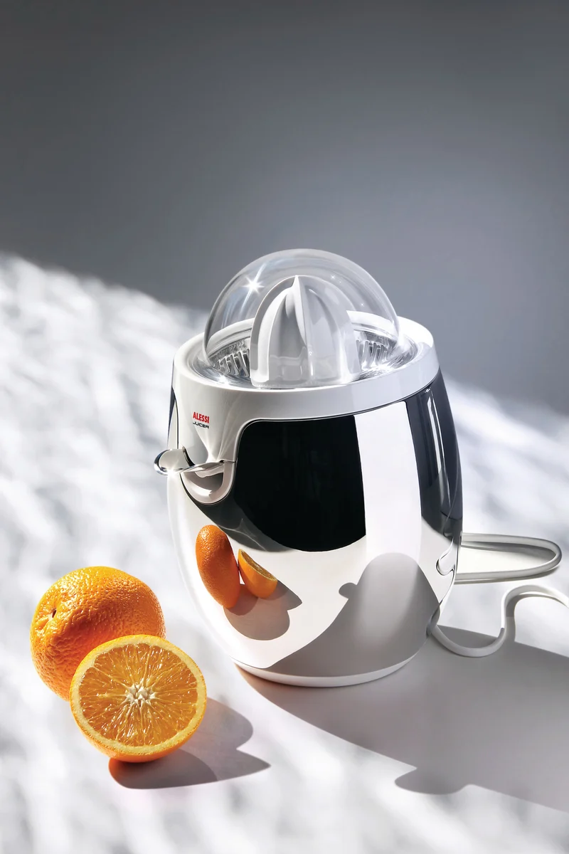 Alessi Spremiagrumi Elettrico in Acciaio e Resina Termoplastica