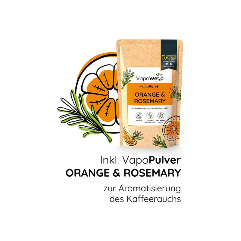 Räucherbox inkl. Pulver – Orange & Rosemary