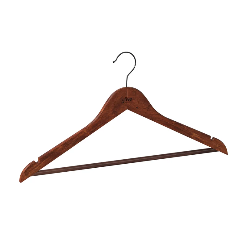 Industrielle Kleiderbügel aus Holz, 2 Stück, Five®