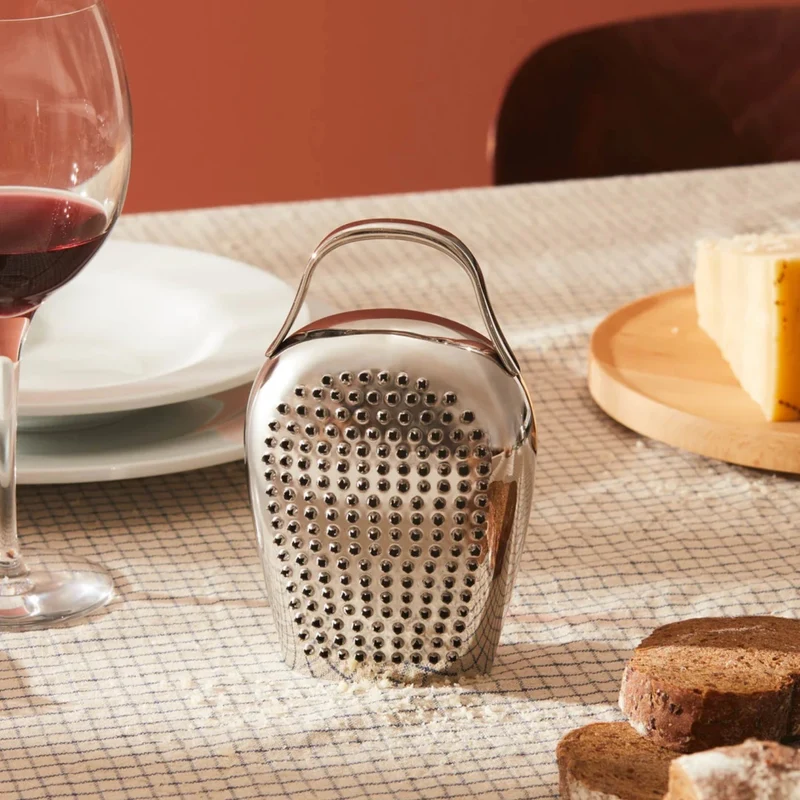 Alessi Cheese Please Grattugia in acciaio Inossidabile 18/10