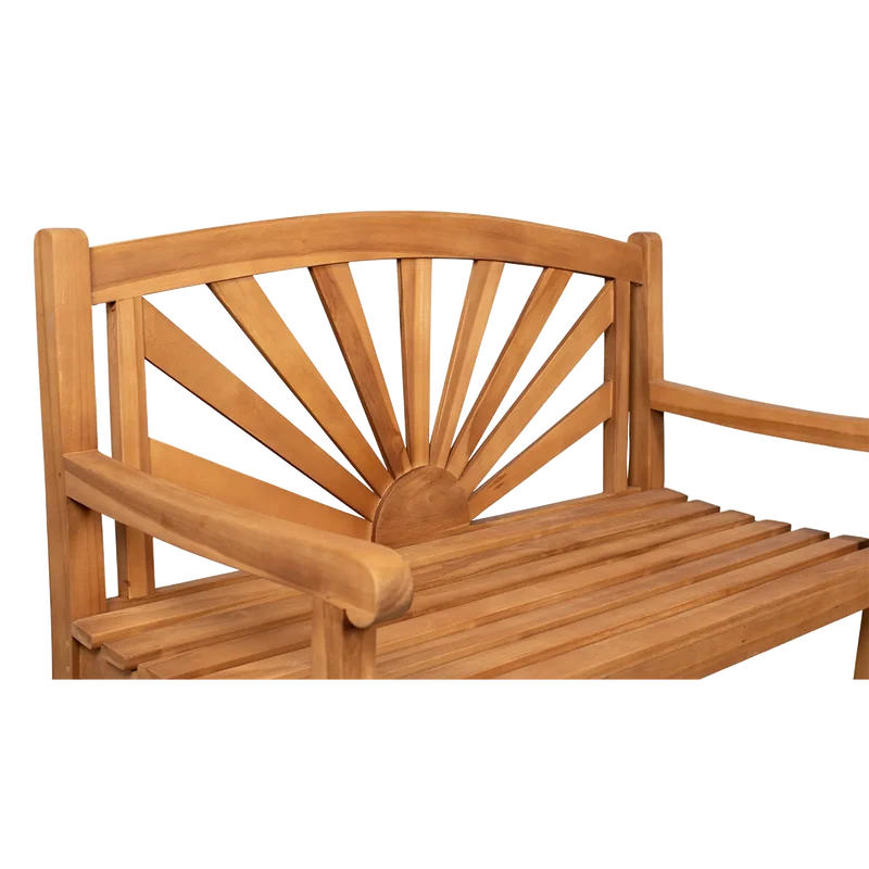 Teak-Gartenbank Sonne