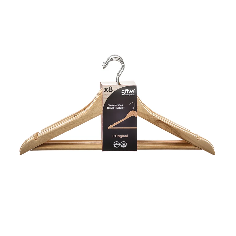 Holzkleiderbügel 8 Stück Five®