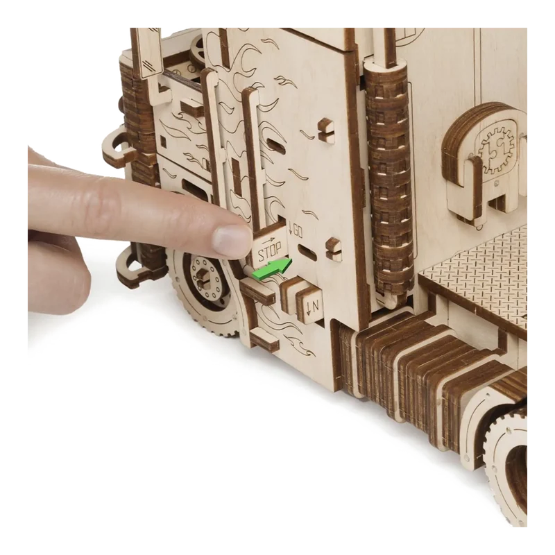 3D-Holzpuzzle Road King LKW mit Container