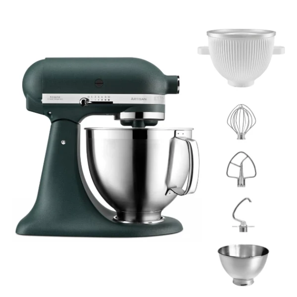 KitchenAid 4,8 L 5KSM185 Artisan Küchenmaschine Icelover Eiszubereiter 5KSMICM