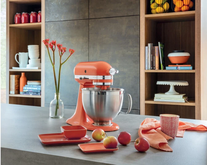KitchenAid 4,8 L 5KSM185 Artisan Küchenmaschine Meatlover Metallfleischwolf 5KSMMGA Gr. 8