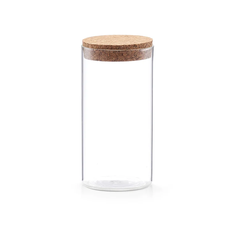 Glasgefäß 1,1 Liter mit Korkdeckel Zeller Present