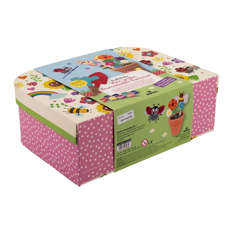 Krabbelkäfer Blumenkoffer-Gartenset für Kinder