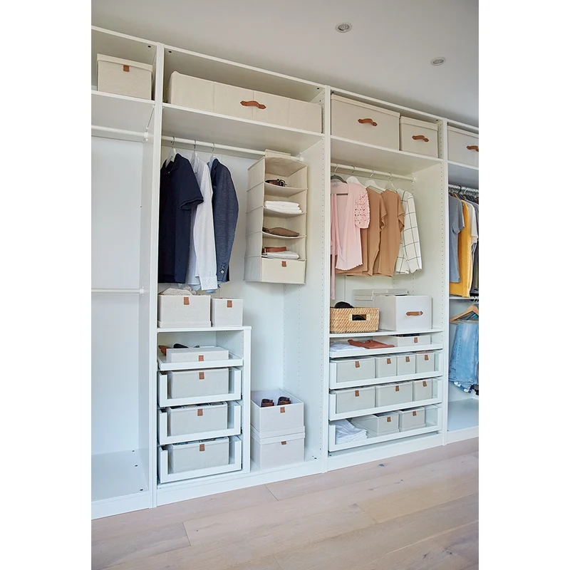 Aufbewahrungsbox beige Kleiderschrank groß Store It