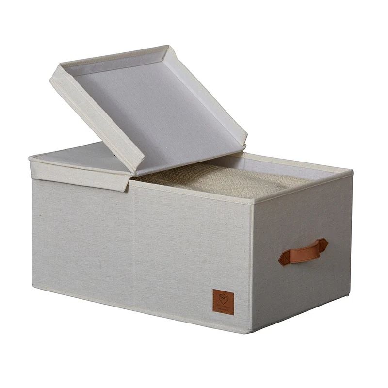 Aufbewahrungsbox beige Kleiderschrank groß Store It