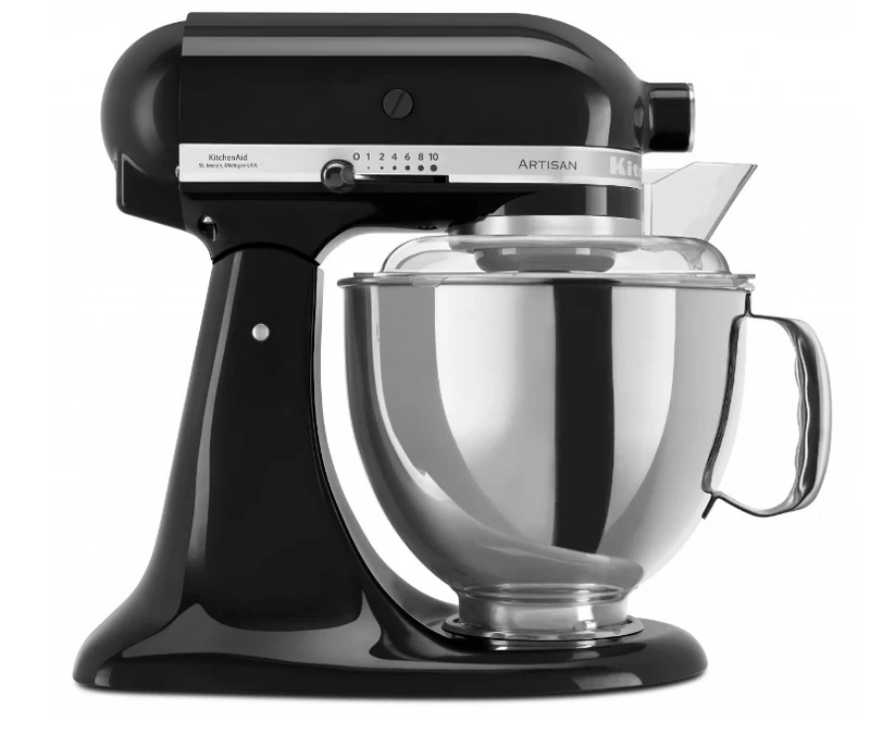 KitchenAid 4,8 L 5KSM175 Artisan Küchenmaschine Meatlover mit Ganzmetall- Fleischwolf