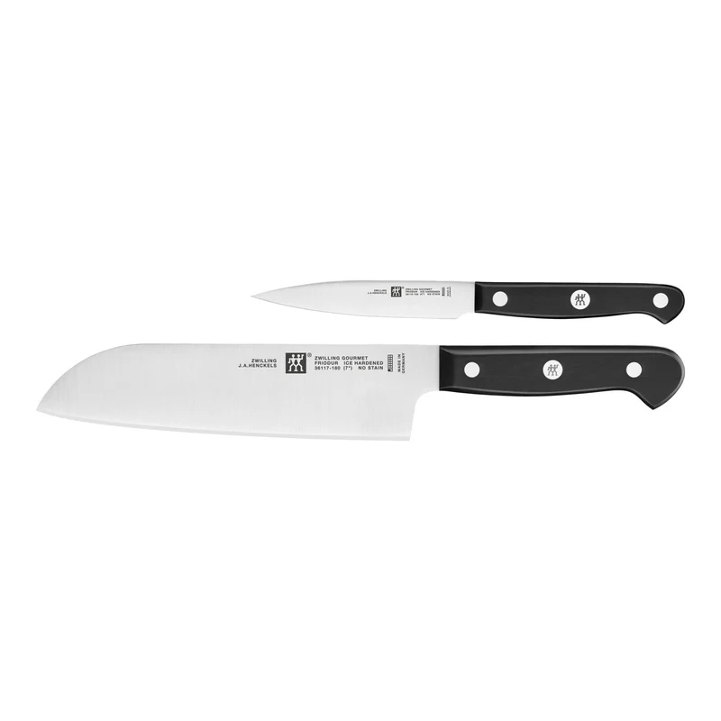 Zwilling Gourmet Set Coltello Santoku 18 cm e Spelucchino 10 cm