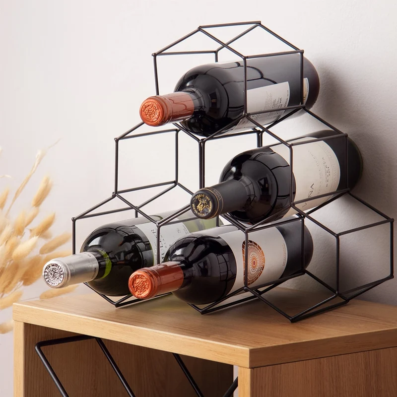 Sechseckiges Weinregal Compactor