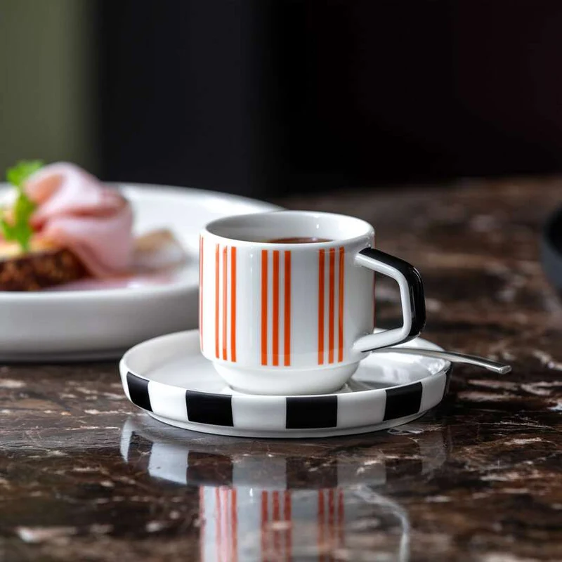 Villeroy & Boch Memphis Collection Set 6 Tazzine caffè con Piattino