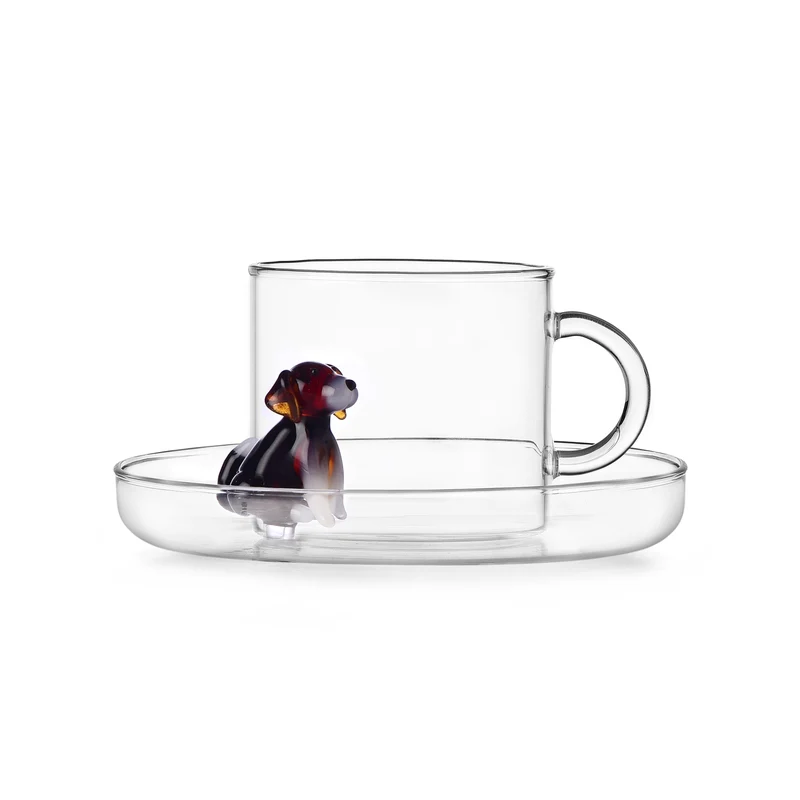 Ichendorf Dogs Set 6 Tazze Thè con Piattino