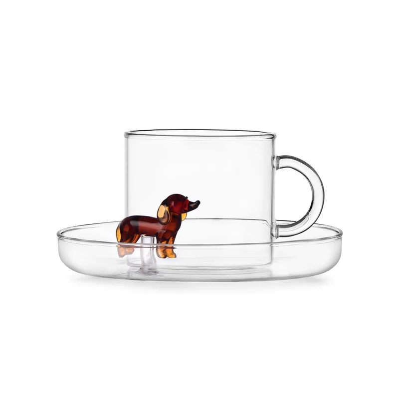 Ichendorf Dogs Set 6 Tazze Thè con Piattino