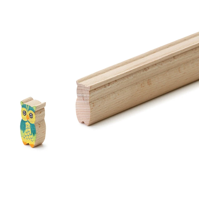 Bastelleisten zum Bemalen - Waldtiere | 7 verschiedene Motive | zum Sägen und Bemalen | 30 bis 40 Figuren möglich | Made in Germany
