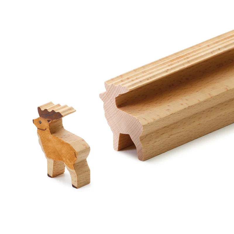 Bastelleisten zum Bemalen - Waldtiere | 7 verschiedene Motive | zum Sägen und Bemalen | 30 bis 40 Figuren möglich | Made in Germany