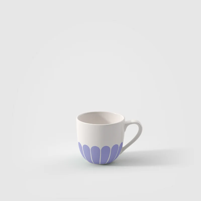 Villeroy & Boch Fleur Set 6 Tazzine Caffè Espresso 70 ml