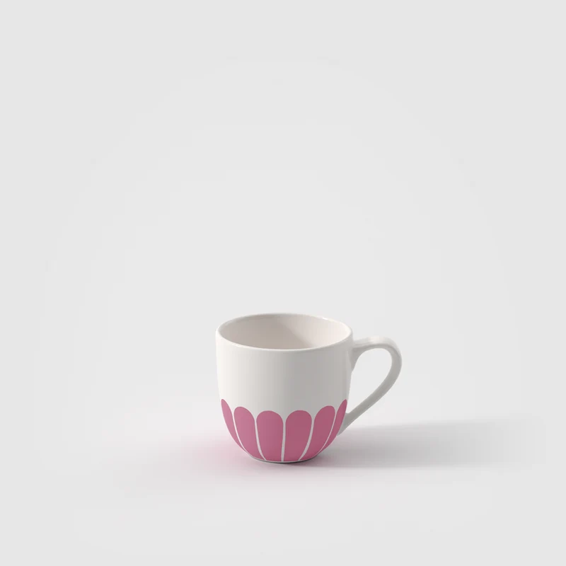 Villeroy & Boch Fleur Set 6 Tazzine Caffè Espresso 70 ml