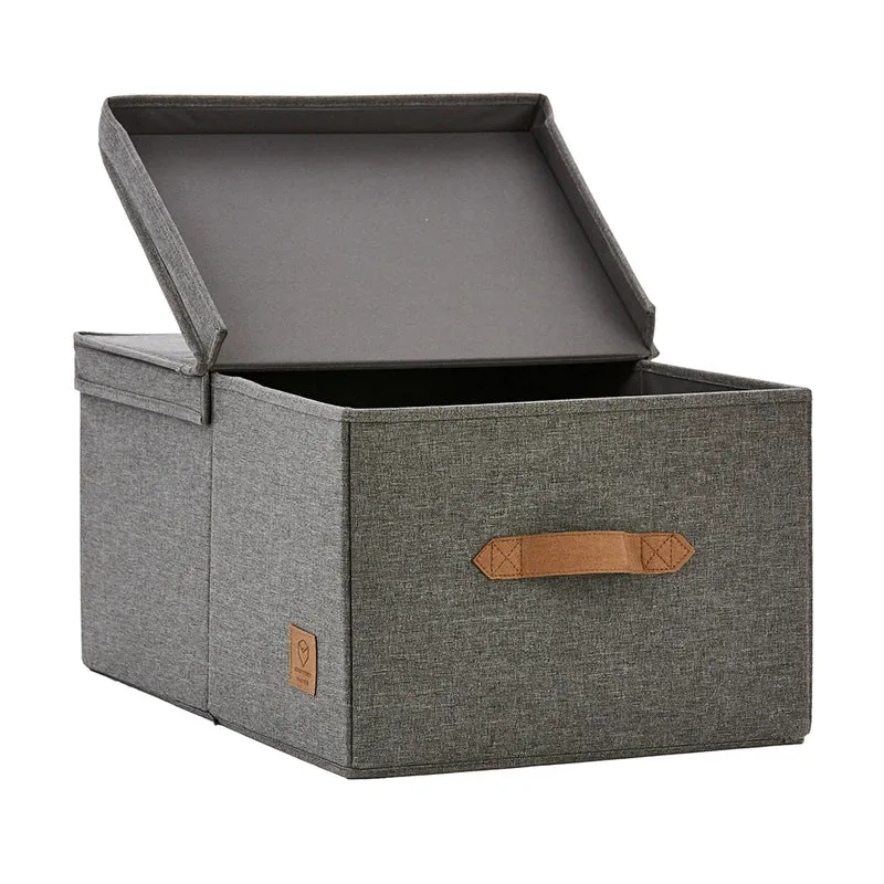Aufbewahrungsbox grau Kleiderschrank mittel Store It